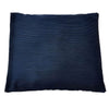 Image of The Wheat Bag Australian Reusable Heat Pack navy ribbed rectangular cushion for natural pain relief
