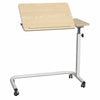 Image of Tilting Over Bed Table with Gas Lift 79 x 39cm full view overbed table with tilting top and wheels