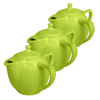 Image of Two-Handled Ceramic Teapot For Seniors Green