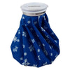 Image of Vulkan Reusable Ice Bag for Fast Cold Therapy and Injury Relief 11 inch upright blue bag with white cap