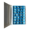 Image of Weekly Pill Organizer - 7 Day & 4 Daily Dose Medication Reminder open case showing daily compartments morning noon evening night