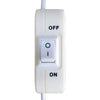 Image of Wired Bed Exit Alarm Pad Kit with Inline Monitor on off switch detail on monitor cable