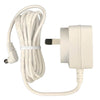 Image of Wired Bed Exit Alarm Pad Kit with Monitor power adapter and cable with angled DC connector