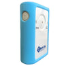 Image of Wired Floor Mat Alarm Kit for Bed Exit & Fall Monitoring compact alarm unit with blue casing and call button