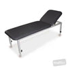 Image of Adjustable Height Metal Plinth - Two-Section Treatment Table in Austex Studio+ Black vinyl (AI colour preview)