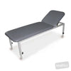 Image of Adjustable Height Metal Plinth - Two-Section Treatment Table in Austex Studio+ Pewter vinyl (AI colour preview)