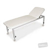 Image of Adjustable Height Metal Plinth - Two-Section Treatment Table in Austex Studio+ Snow vinyl (AI colour preview)
