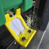 Image of AEROWASH 30L gravity eyewash station with twin spray outlets flowing