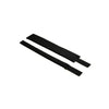 Image of Black rolyan loop splint straps cut to length