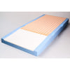 Image of Castellated foam pressure mattress core with blue firm base and side walls
