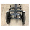 Image of Drive 790N knee walker rear frame close-up showing the 20cm (8 inch) castors