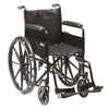 Image of Drive budget steel self propelled wheelchair with 24 inch mag rear wheels and hand rims