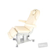 Image of evo aesthetica chair low seat position with bolster and armrests down
