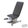 Image of EVO Gynae Chair - Electric Backrest in Austex Studio+ Charcoal vinyl (AI colour preview)