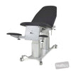 Image of EVO2 Gynae Examination Chair - Manual Backrest in Austex Studio+ Black vinyl (AI colour preview)