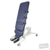 Image of EVO2 Tilt Table - Hoist Access, Split Footplates, CPR Quick Release in Austex Studio+ Atlantic vinyl (AI colour preview)