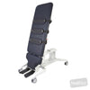 Image of EVO2 Tilt Table - Hoist Access, Split Footplates, CPR Quick Release in Austex Studio+ Navy vinyl (AI colour preview)