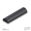 Image of Foam Bolster - Half Circumference 630mm x 90mm in Austex Studio+ Black vinyl (AI colour preview)