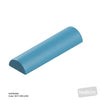 Image of Foam Bolster - Half Circumference 600mm x 90mm in Austex Studio+ Lagoon vinyl (AI colour preview)
