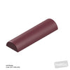 Image of Foam Bolster - Half Circumference 600mm x 90mm in Austex Studio+ Ruby vinyl (AI colour preview)