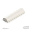 Image of Foam Bolster - Half Circumference 600mm x 90mm in Austex Studio+ Snow vinyl (AI colour preview)
