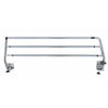 Image of Single 3/4 length fold down bed rail showing the clamp fittings