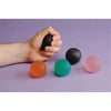Image of Gel hand exercise balls in pink green orange and black resistance levels
