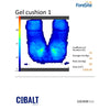 Image of Cobalt GelComfort gel cushion pressure mapping image from a ForeSite sensor test
