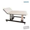 Image of HT Hi-Capacity Bobath Table - Two Section Electric Backrest in Austex Studio+ Snow vinyl (AI colour preview)