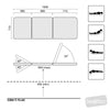 Image of lynx gp3 examination table electric movement positions diagram