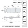 Image of SX Contour Massage Table mid-lift and tail-lift section angle diagram