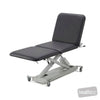 Image of SX Universal Examination Table - Three Section, Electric Locking Castors in Austex Studio+ Black vinyl (AI colour preview)