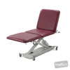 Image of SX Universal Examination Table - Three Section, Electric Locking Castors in Austex Studio+ Ruby vinyl (AI colour preview)