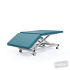 Image of Ultimate Bariatric Bobath Table - Two Section Electric Backrest in Austex Studio+ Caribbean vinyl (AI colour preview)