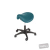 Image of Hi-Lo Saddle Stool - 420mm to 560mm in Austex Studio+ Caribbean vinyl (AI colour preview)