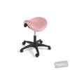 Image of Hi-Lo Saddle Stool - 420mm to 560mm in Austex Studio+ Mink vinyl (AI colour preview)