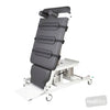 Image of HT ACTIVE Hi-Capacity Tilt Table - 4 Column (HOIST ACCESS) - Single Section - Single Footplate - CPR Quick Release - Central Lock Castors - Weigh Scales in Austex Studio+ Charcoal vinyl (AI colour preview)