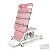Image of HT ACTIVE Hi-Capacity Tilt Table - 4 Column (HOIST ACCESS) - Single Section - Single Footplate - CPR Quick Release - Central Lock Castors - Weigh Scales in Austex Studio+ Mink vinyl (AI colour preview)