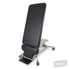 Image of HT Tilt Table (Clear Span) - Hoist Access - Split Footplates in Austex Studio+ Black vinyl (AI colour preview)