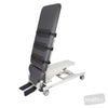 Image of HT Tilt Table (Low Height) - Two Section - Split Footplates in Austex Studio+ Charcoal vinyl (AI colour preview)