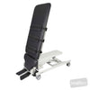Image of HT Tilt Table (Low Height) - Single Section - Split Footplates in Austex Studio+ Black vinyl (AI colour preview)