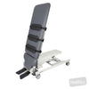 Image of HT Tilt Table (Low Height) - Single Section - Split Footplates in Austex Studio+ Pewter vinyl (AI colour preview)