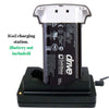Image of iGo2 charging station shown with an iGo2 battery fitted, battery not included
