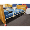 Image of K-Dee 3/4 length bed rail raised beside a mattress