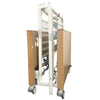 Image of K-Dee Classic King Single bed folded on its transport brackets