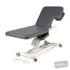Image of LynX Cardiology Table - Backrest & Body Cutouts, All Electric in Austex Studio+ Charcoal vinyl (AI colour preview)