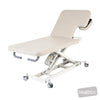 Image of LynX Cardiology Table (Backrest Section Cut-Out) - Electric Backrest in Austex Studio+ Snow vinyl (AI colour preview)