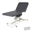 Image of LynX Cardiology Table (M1 Cutout) - Electric Backrest in Austex Studio+ Charcoal vinyl (AI colour preview)