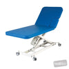 Image of LynX cardiology table backrest raised to seated position