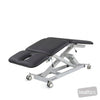 Image of LynX Electric Postural Drainage Treatment Table in Austex Studio+ Black vinyl (AI colour preview)